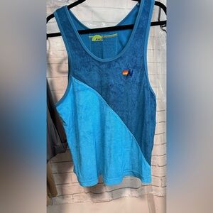 AVIATOR 🌈NATION Glider Racer Tank color block contrast Size Small Cali style.